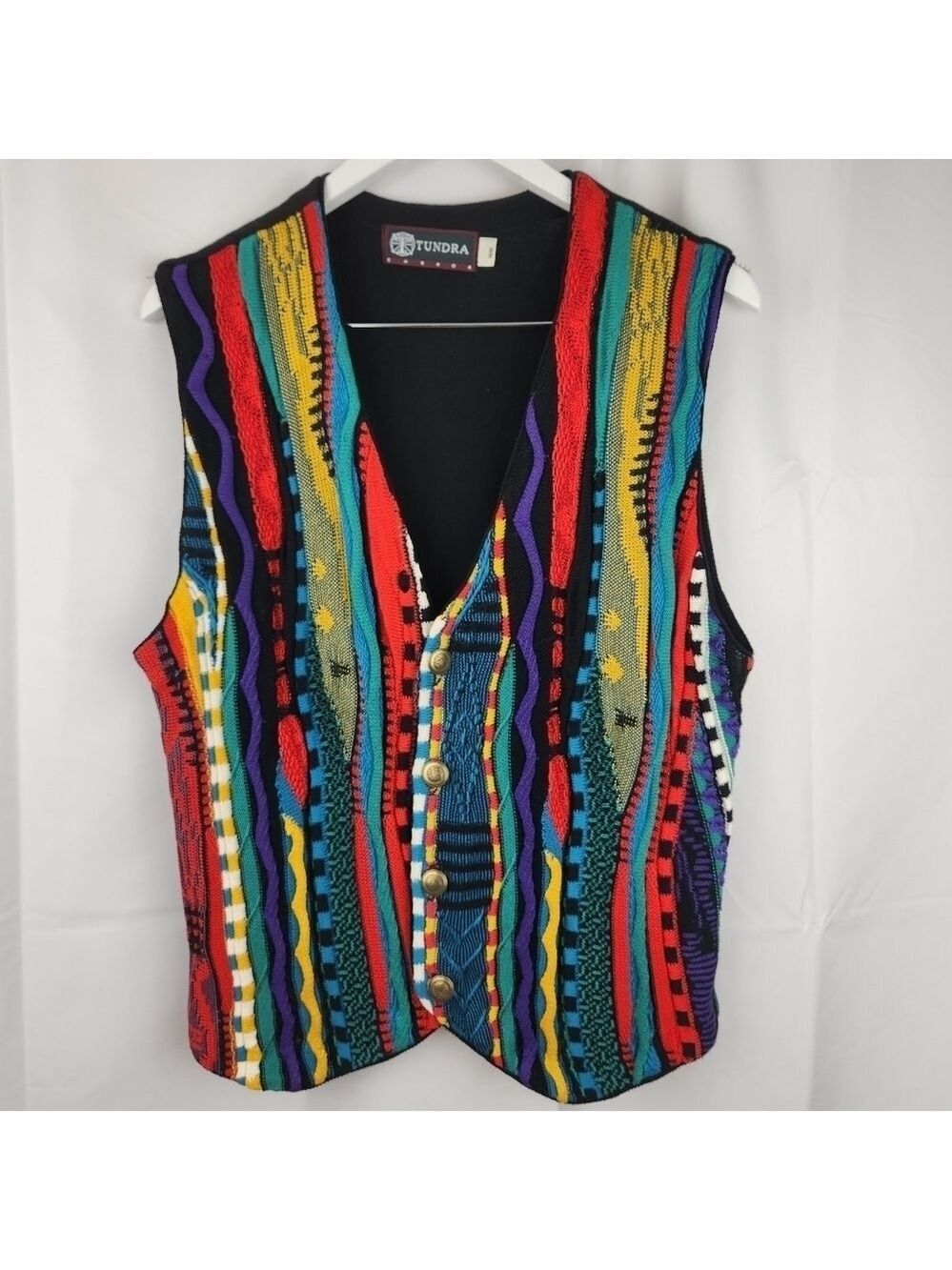Tundra vintage Coogie style Canada made vest size M like new
